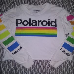 Cute Polaroid crop top